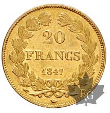 FRANCE-1847A-20 FRANCE-LOUIS PHILIPPE-prSUP