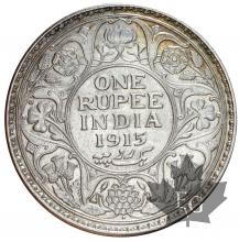 INDIE-1915-ONE RUPEE-GEORGE V-SUP-FDC