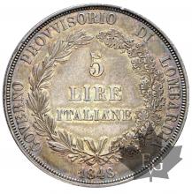 ITALIE-1848-5LIRE-TTB-SUP-LOMBARDIE-