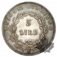 ITALIE-1848-5LIRE-VENISE-TTB-SUP