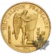 FRANCE-1879A-20 FRANCS-III REPUBLIQUE-SUP