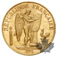 FRANCE-1892-20 FRANCS-III REPUBLIQUE-TTB-SUP