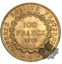 FRANCE-1912A-100 FRANCS-III REPUBLIQUE-SUP