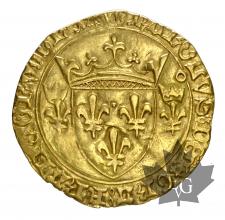 FRANCE-1422-1461-CHARLES VII- ECU A LA COURONNE-prTTB