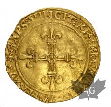 FRANCE-1498-1514-LOUIS XII- ECU OR AU SOLEIL-TTB