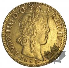 FRANCE-1651A-LOUIS XIV-1643-1715-LOUIS OR-TTB-SUP