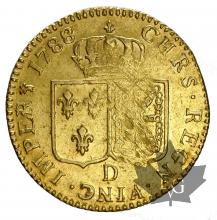 FRANCE-1788D-LOUIS XVI-1774-1793-LOUIS OR-TTB-SUP