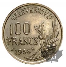 FRANCE-1958-100 FRANCS-CHOUETTE-SUP