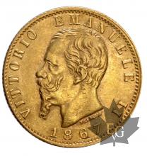 ITALIE-1867-20 LIRE T-VITTORIO EMANUELE II-TTB-SUP