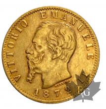 ITALIE-1872-20 LIRE M-VITTORIO EMANUELE II-SUP