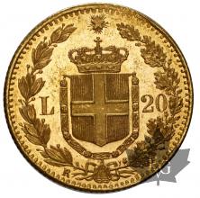 ITALIE-1882-20 LIRE-UMBERTO I-SUP-FDC