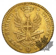 SAVOIE-1773-1796-DOPPIA 1790-VITTORIO AMEDEO III-TTB+