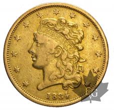 USA-1834-5 DOLLARS-TTB
