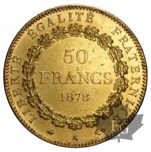 FRANCE-1878-50 FRANCS-TTB-SUP