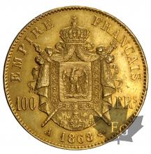 FRANCE-1868A-100 FRANCS-prSUP