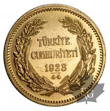 TURQUIE-1923/44 (1967)-250 KURUSH-SUP