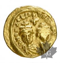 BYZANTINE-610-641-HERACLIUS-SOLIDUS GLOBULAIRE-TTB