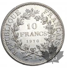 FRANCE-1970-10 FRANCS HERCULE-ACCENT-SUP