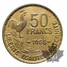 FRANCE-1958-50 FRANCS-GUIRAUD-SUP-FDC