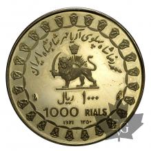 IRAN-1971-1000 RIALS-PROOF