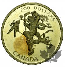 CANADA-1991-200 DOLLARS-PROOF
