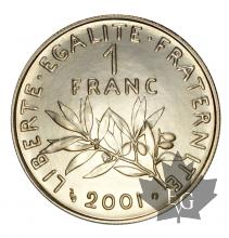 FRANCE-2001-1 FRANC-FDC