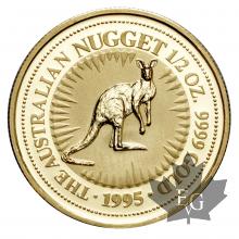 AUSTRALIE-1995-50 DOLLARS-NUGGET 1/2 OZ-PROOF