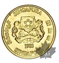 SINGAPORE-1983-1 DOLLAR-PROOF