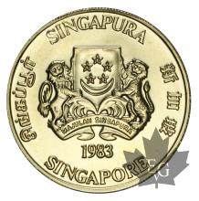 SINGAPORE-1983-5 DOLLAR-PROOF