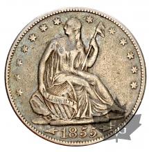 USA-1855-HALF DOLLAR-TTB