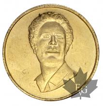 LUXEMBOURG-1970-MEDAILLE EN OR-PRESIDENT KADHAFI-SUP