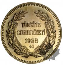 TURQUIE-1923-500 KURUSH-FDC