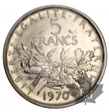 FRANCE-1970-5 FRANCS SEMEUSE ESSAI-FDC
