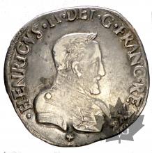 FRANCE-TESTON-CHARLES IX AU NOM DE HENRI II-1560-1574-TTB