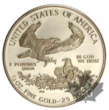 USA-1999W-25 DOLLARS-PROOF