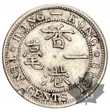 HONG KONG-1899-10 CENTS-TTB