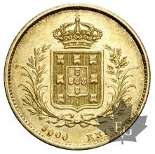 PORTUGAL-1862-5000 REIS-TTB-SUP