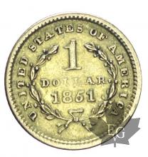 USA-1851-1 DOLLAR-TTB-SUP