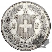 SUISSE-1907-5 Francs-qSUP