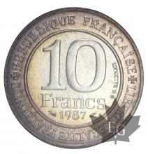 FRANCE-1987-10 FRANCS-MILLENAIRE CAPETIEN-BU