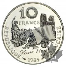 FRANCE-1985-10 FRANCS-VICTOR HUGO-BE-PROOF