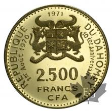 DAHOMEY-2500 FRANCS-FDC