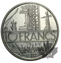 FRANCE-1974-10 FRANCS-PIEFORT-ARGENT-FDC