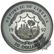 LIBERIE-1997-20 DOLLARS-PROOF