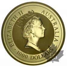 AUSTRALIE-1995-1000 DOLLARS-10 OZ-PROOF