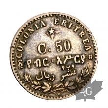 ITALIE-1890-50cent- TTB