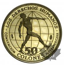 COSTA RICA-1970-50 COLONES-PROOF