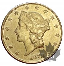 USA-1878-20 DOLLARS-TTB-SUP