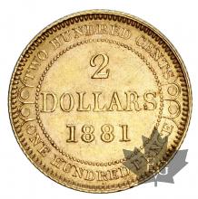CANADA-1881-2 DOLLARS-NEW FOUNDLAND-SUP-FDC