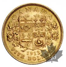 CANADA-1913-5 DOLLARS-SUP